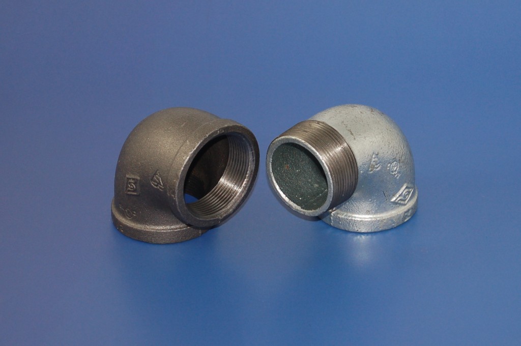 Malleable iron pipe fittings are not commonly used in plumbing and heating